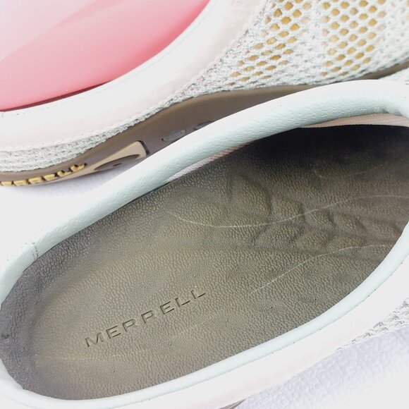 Merrell Women's Sea Grass Green Kula Logo Mesh Slip-On Casual Slides Size 7 - Picture 11 of 12